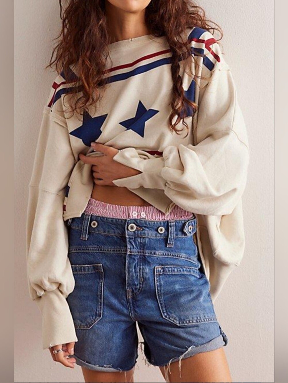 Free People We The Free Super Oversized Camdan. Pullover. Sweatshirt
